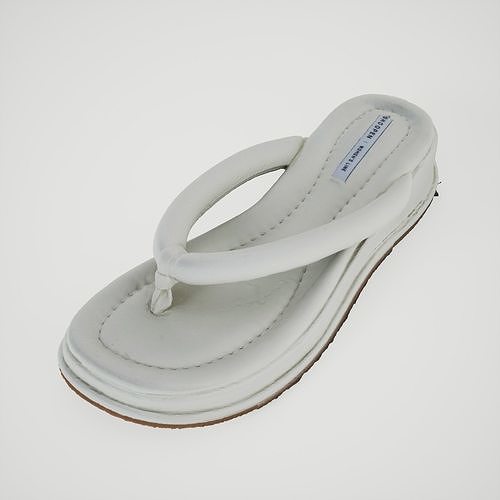 White Flip Flops 3D model | CGTrader