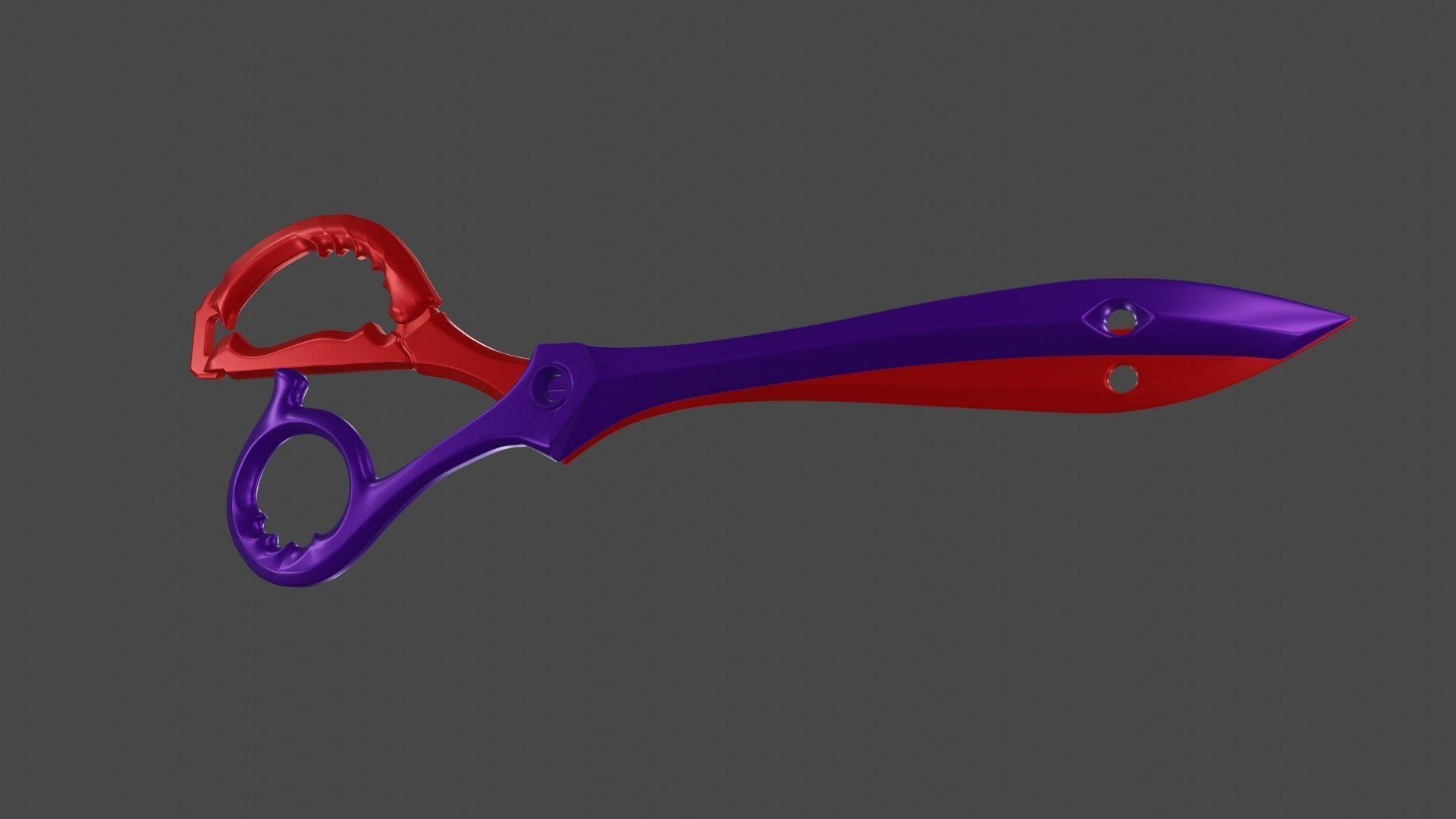 Kill La KillRending Scissors 3D model 3D printable CGTrader