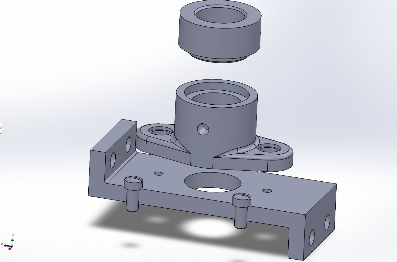 SOLIDWORKS 2022 and Engineering Graphics Shaft support 3D model 3D ...