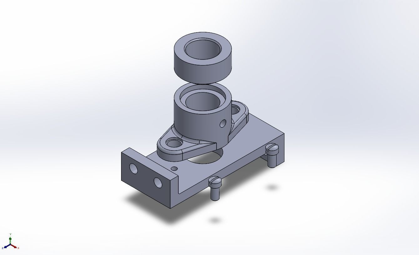 SOLIDWORKS 2022 and Engineering Graphics Shaft support 3D model 3D ...
