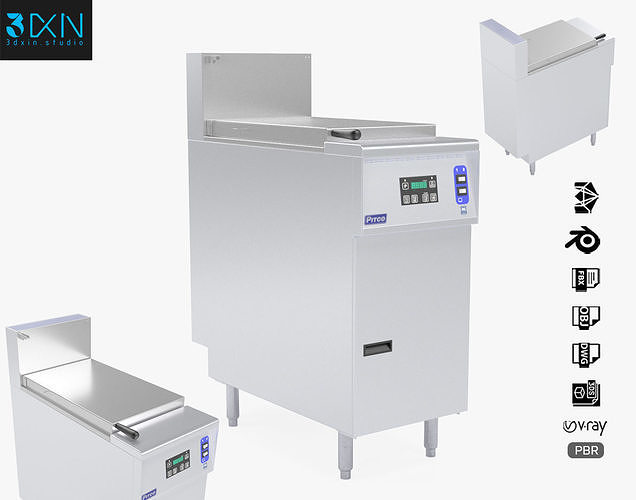 Pitco Srte14 Electric Commercial Rethermalizer thaw precooked 3D model ...