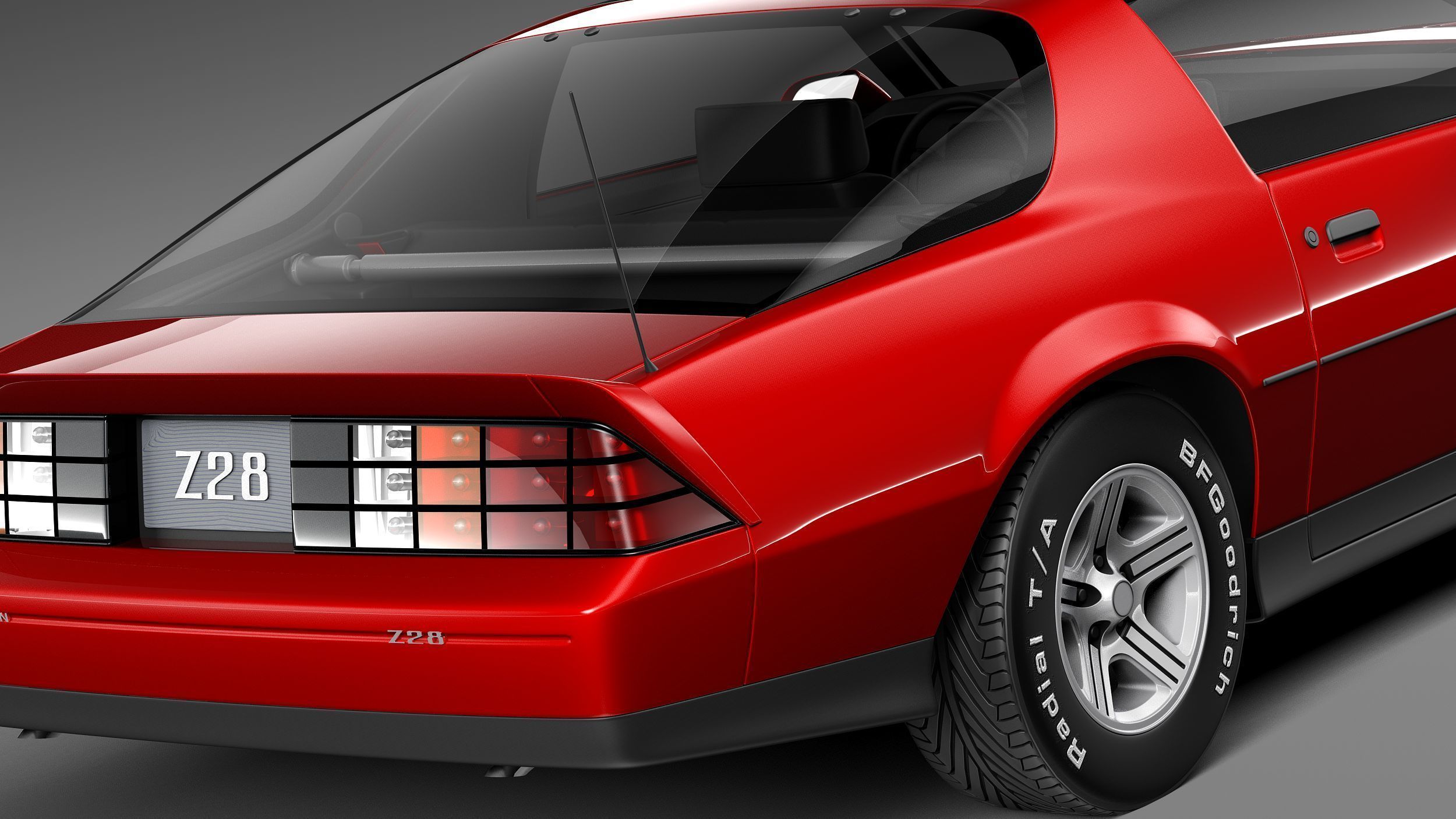 Chevrolet Camaro Z28 1990 3D model | CGTrader