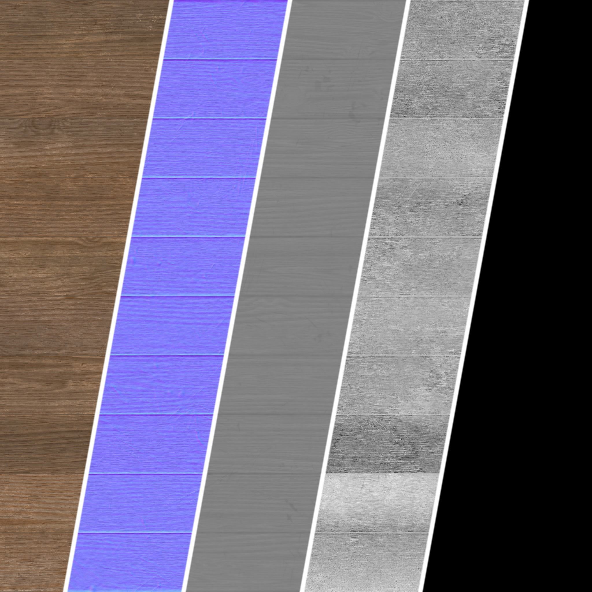 Texture Wood Materials 27- Wooden Panel By Sbsar Seamless PBR 4k VR ...