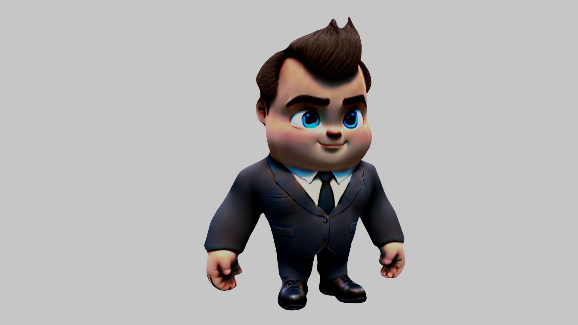 3D model Cartoon Boss Boy VR / AR / low-poly | CGTrader