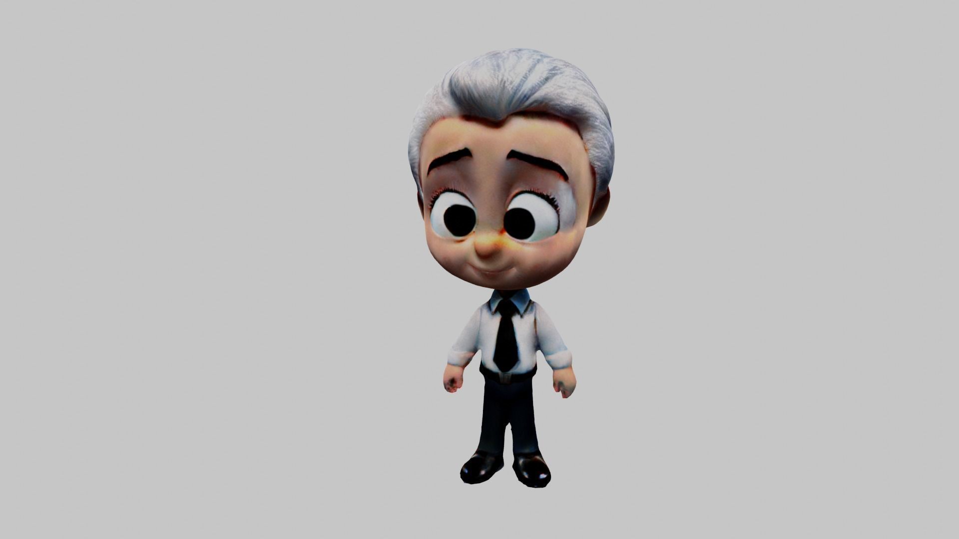 3D model Professor Cartoon VR / AR / low-poly | CGTrader