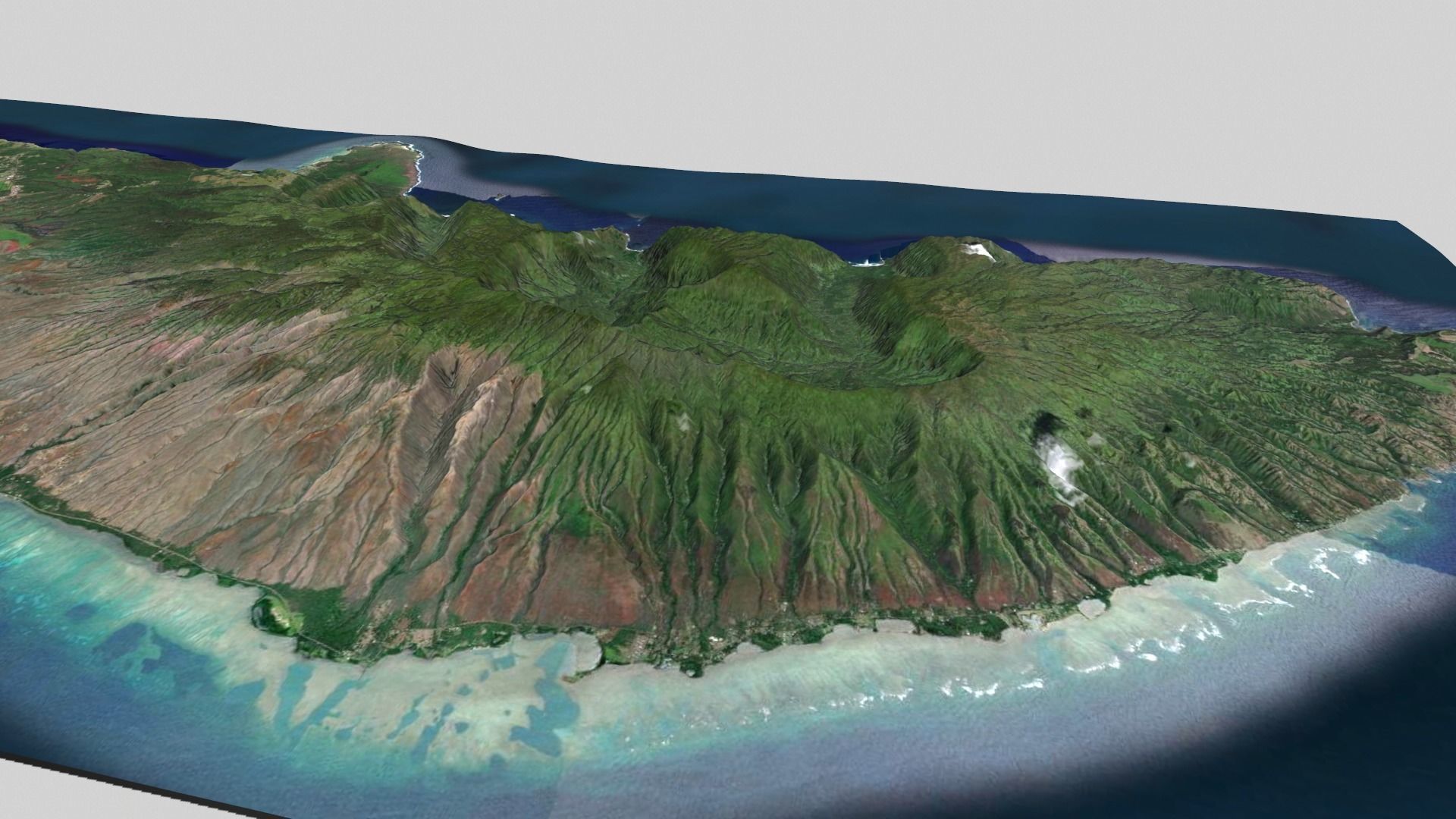 Island of Molokai Kaunakakai Maui County 3D model CGTrader