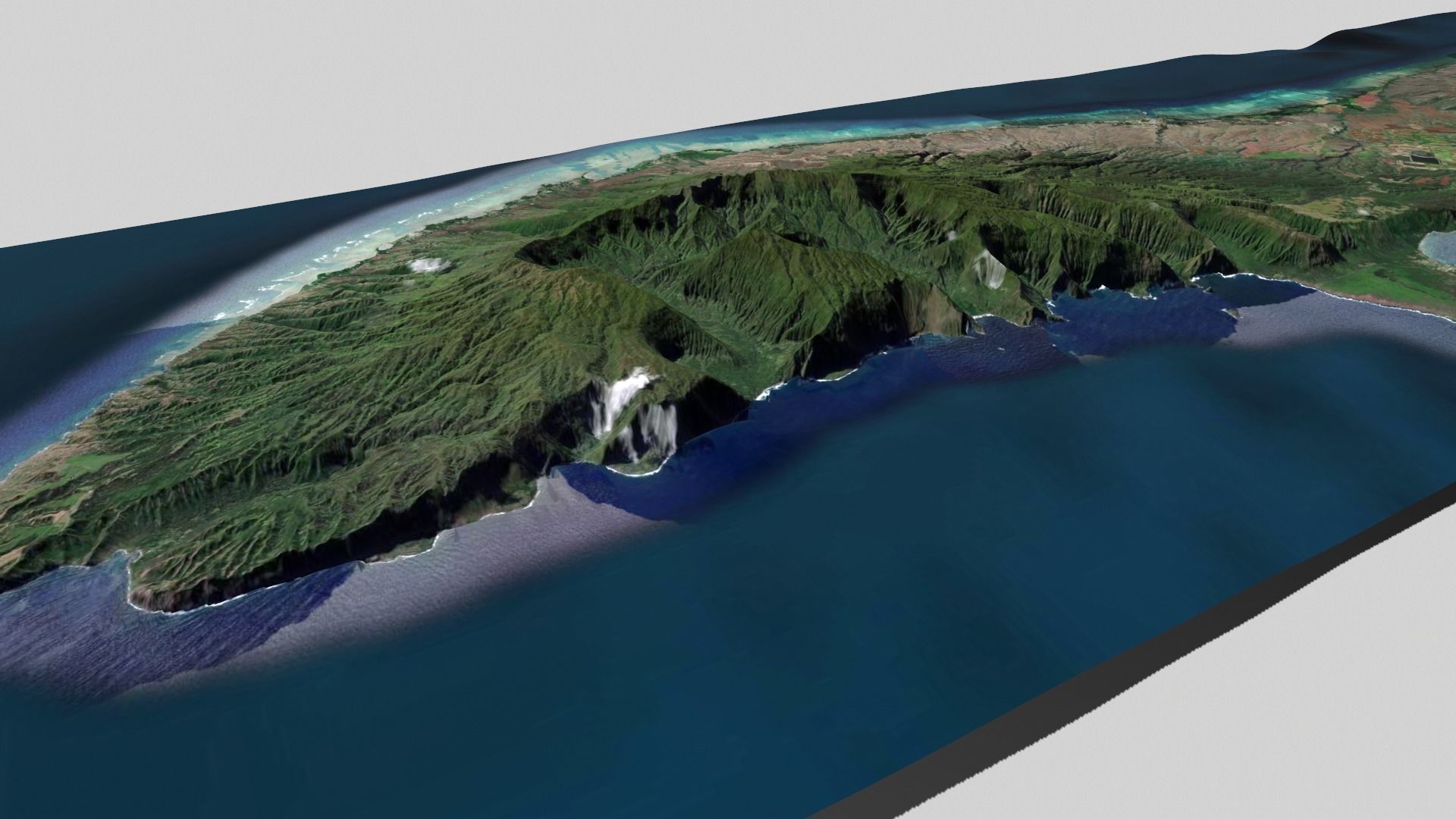 Island of Molokai Kaunakakai Maui County 3D model CGTrader
