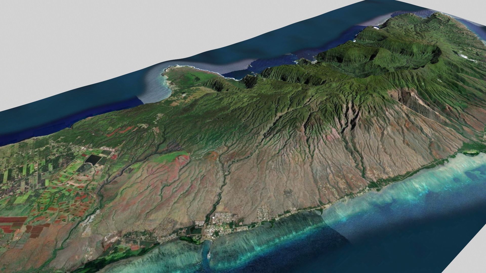 Island of Molokai Kaunakakai Maui County 3D model CGTrader