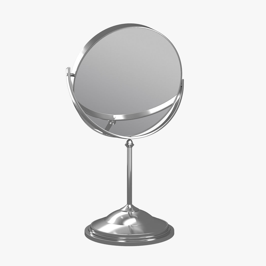 Tabletop Vanity Mirror 3D model CGTrader