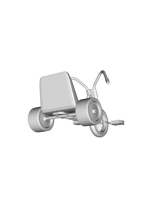 Danny Torrances Tricycle Shining 3D model CGTrader
