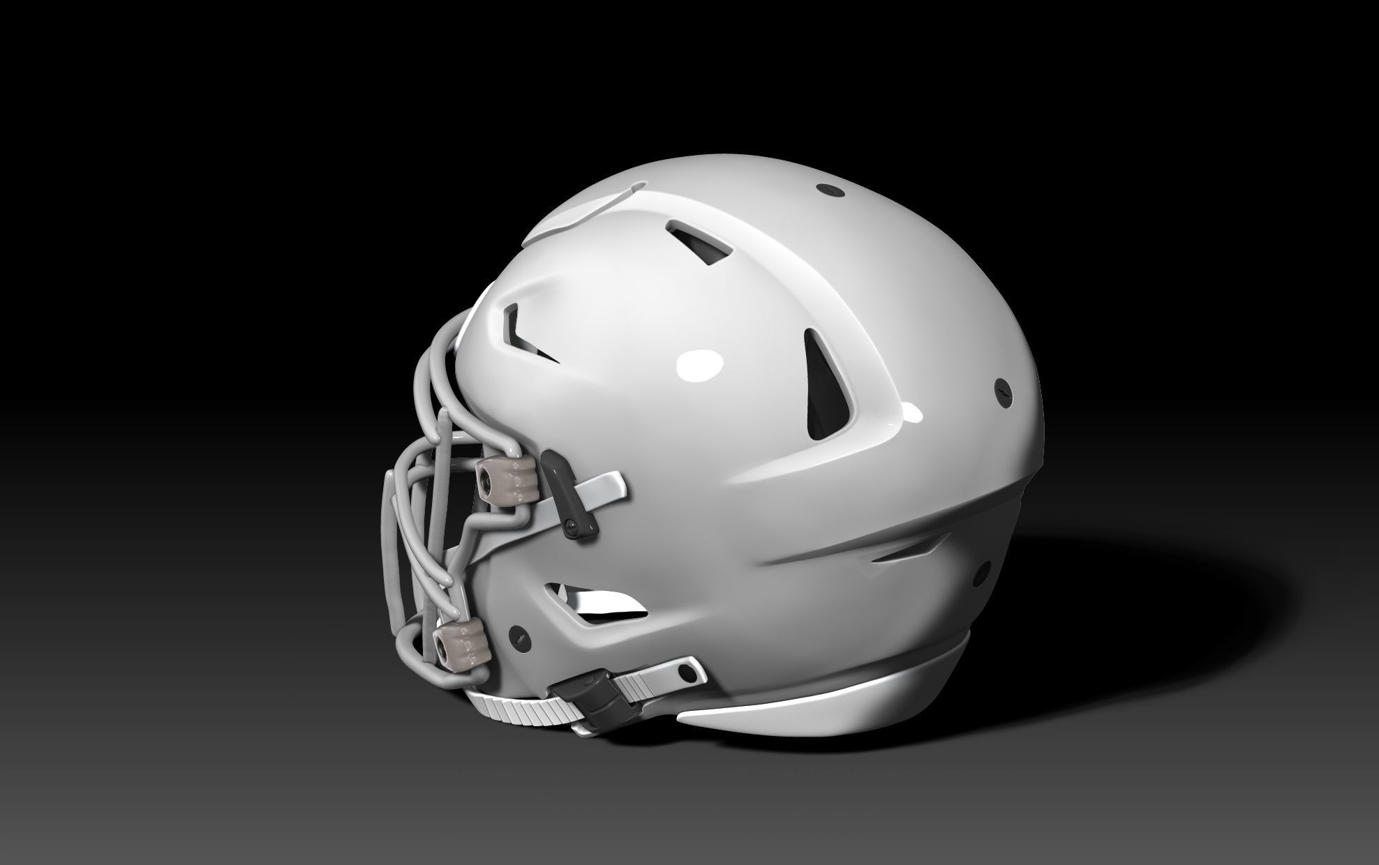 NFL Riddell SPEEDFLEX helmet with padding 3D model 3D printable CGTrader