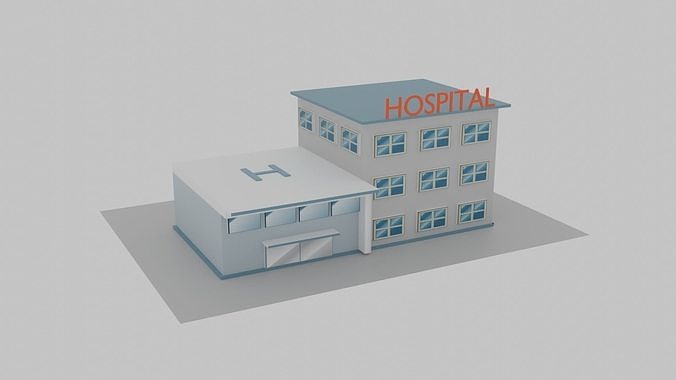 3D model Hospital VR / AR / low-poly | CGTrader