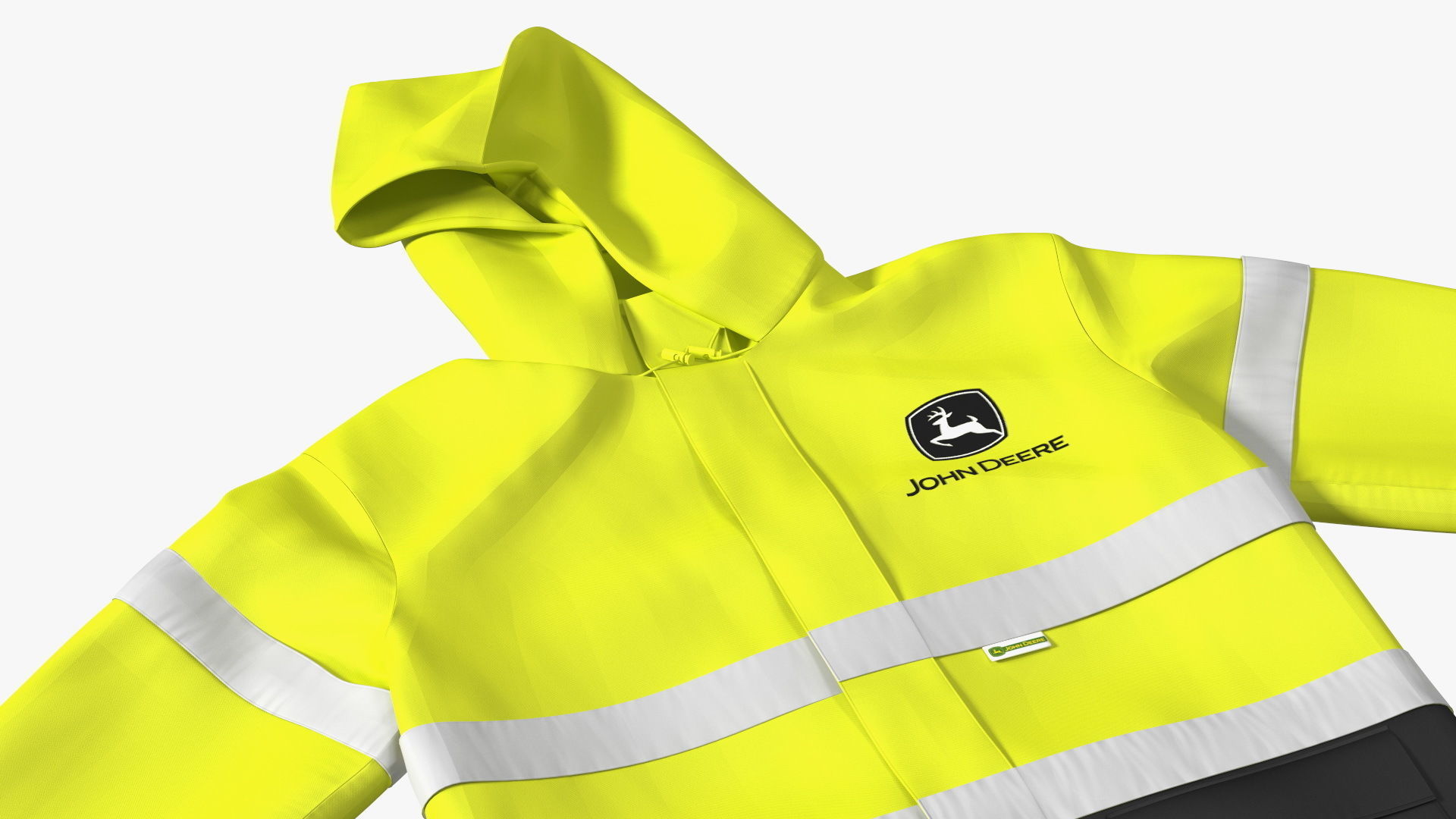 John Deere Rain Gear Forester Men's Class High Visibility Rain