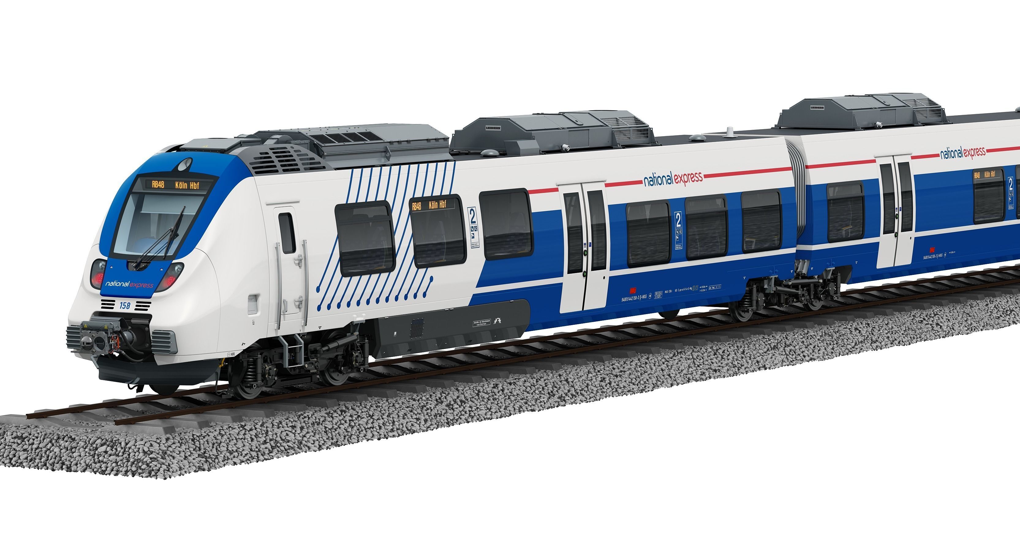 Bombardier TALENT 2 National Express 3D model | CGTrader