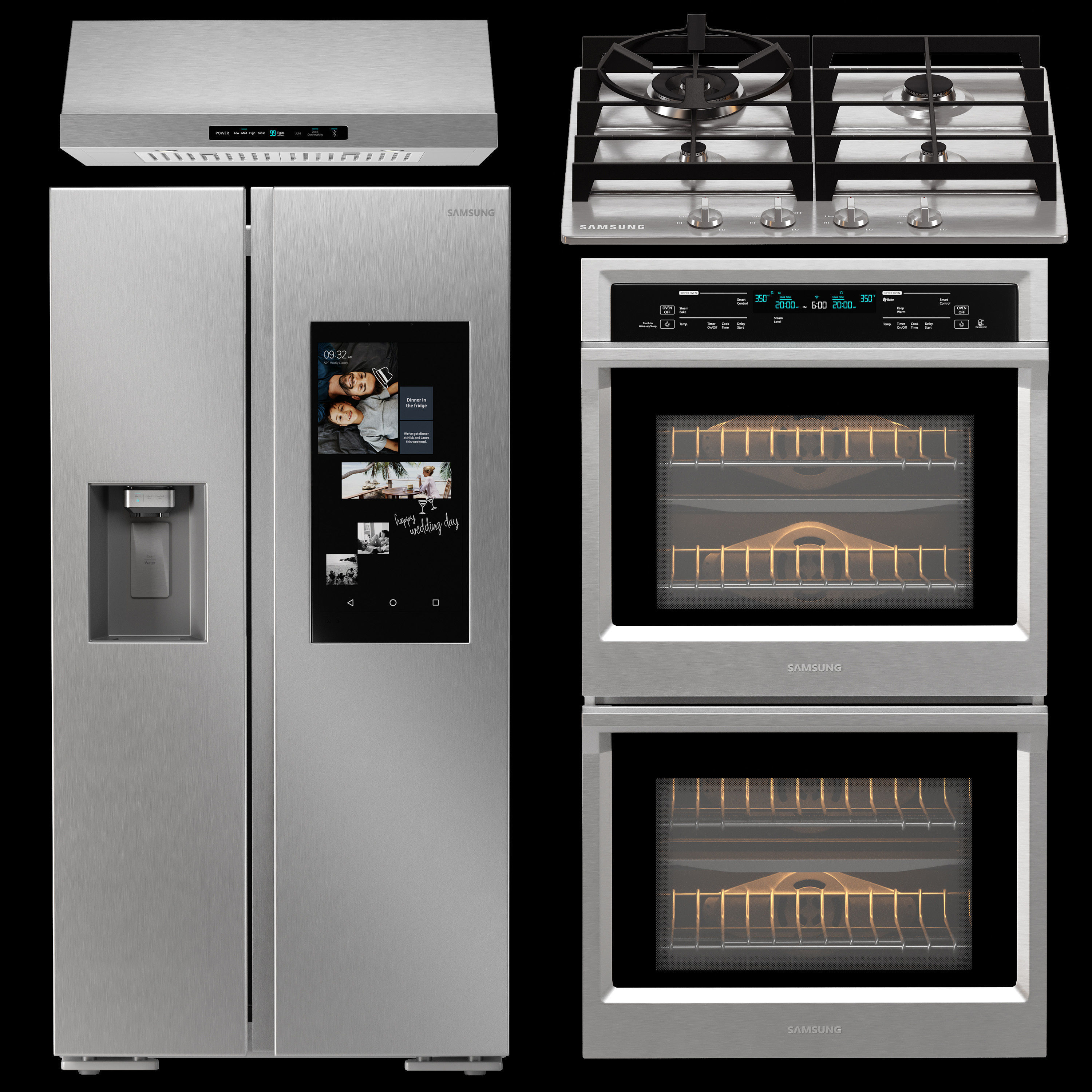 SAMSUNG HOME APPLIANCES PACK 3D model | CGTrader