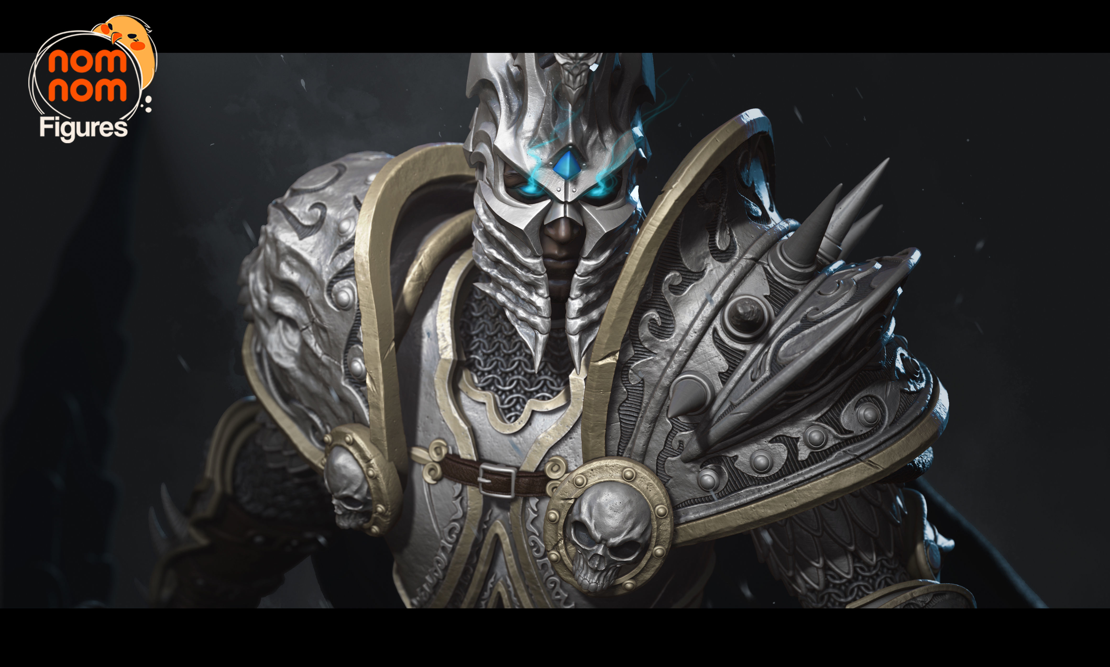 Figurine d'illidan contre arthas - inspirée de l'univers dé warcraft