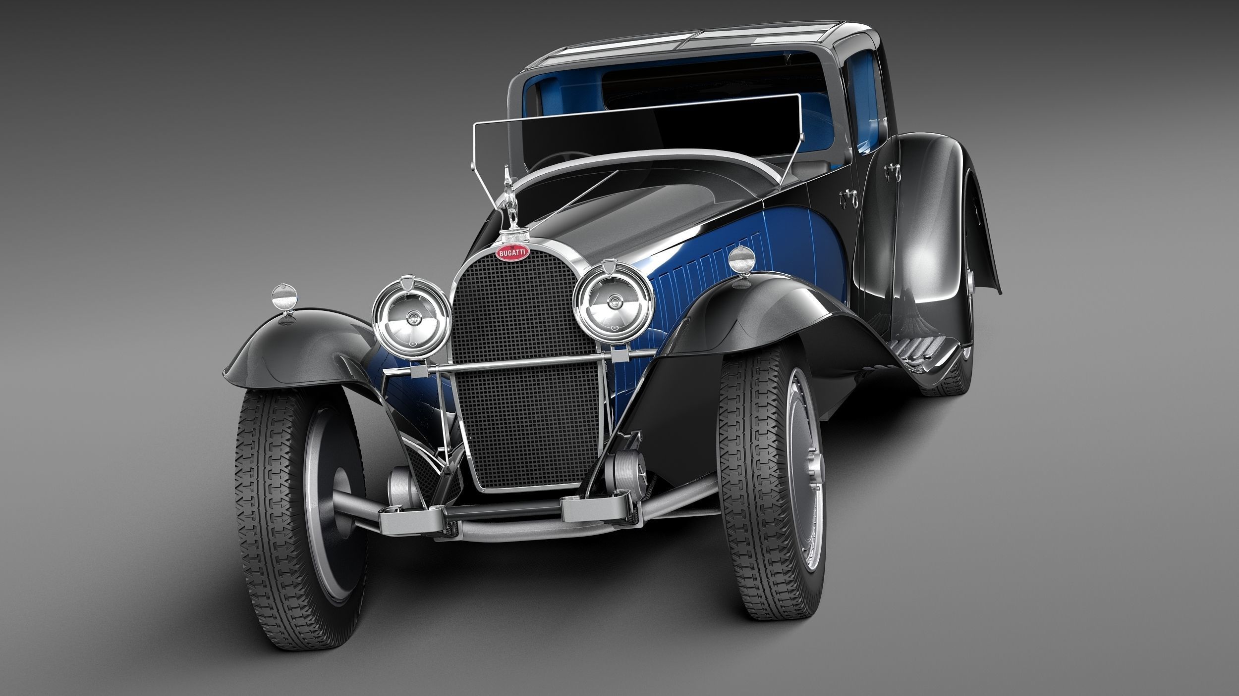 Bugatti Type 41 Royale Coupe Napoleon 3D model CGTrader