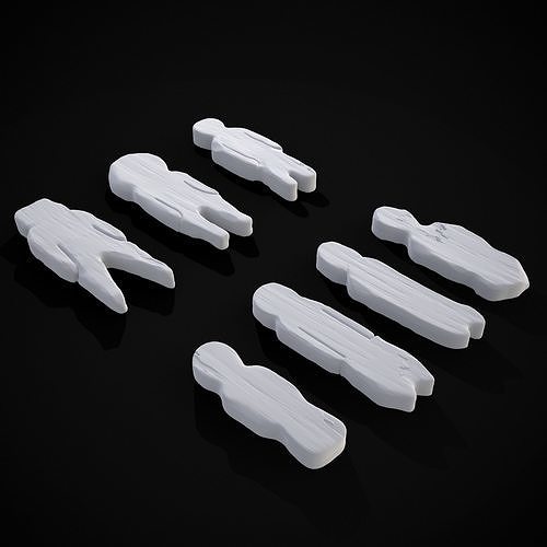 Wooden Kids Toy Set 3D model 3D printable | CGTrader