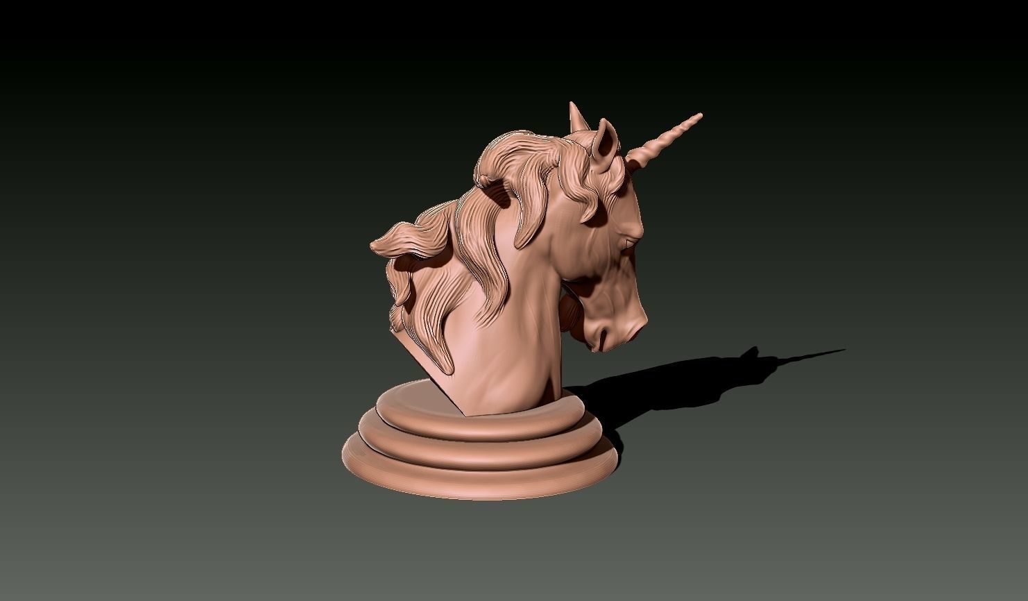 UNICORN HEAD 3D model 3D printable | CGTrader