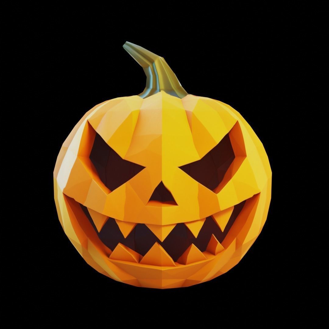3D model Jack O Lantern with Animations VR / AR / low-poly | CGTrader