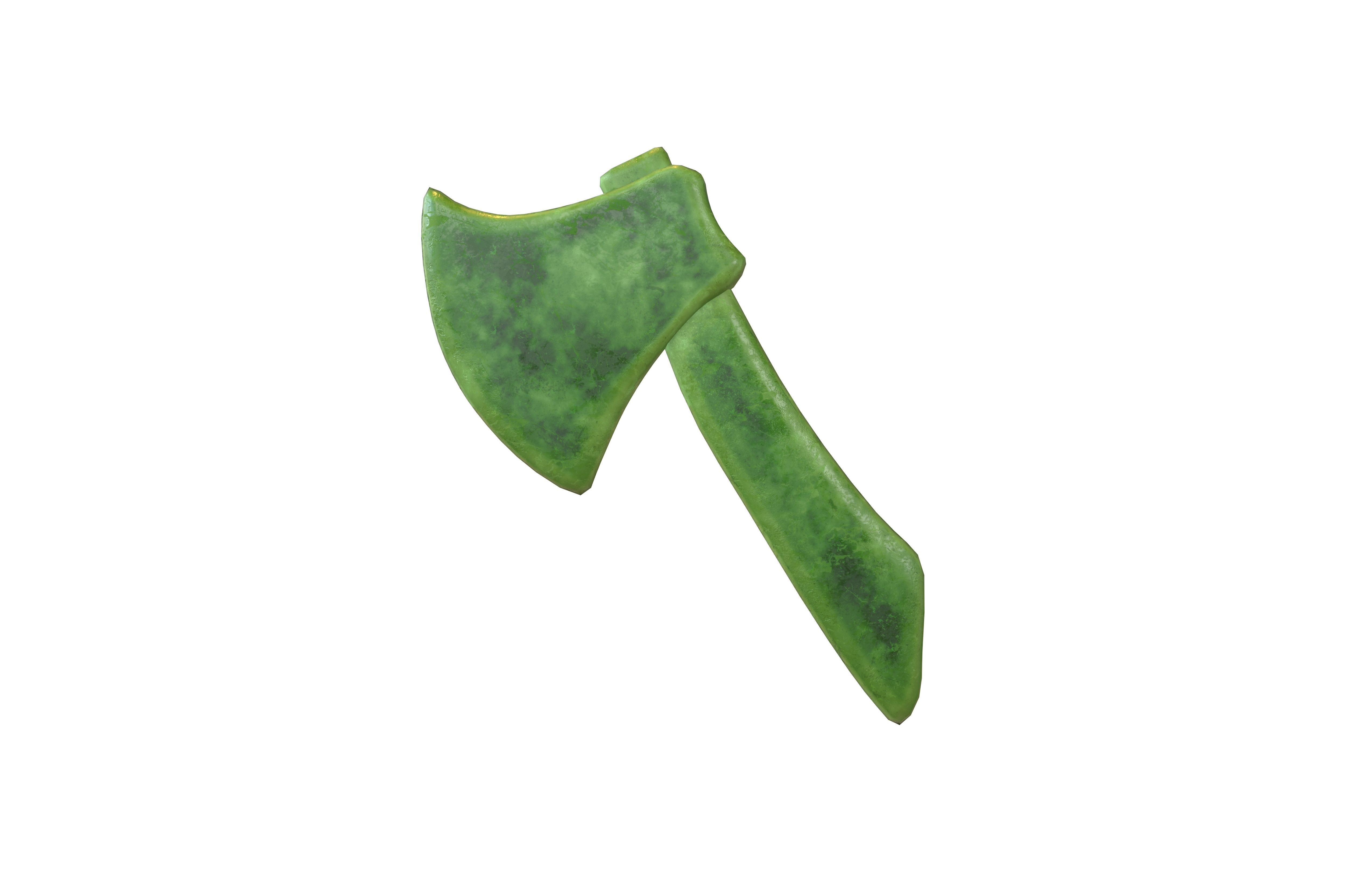 3D model Jade Axe 001 VR / AR / lowpoly CGTrader