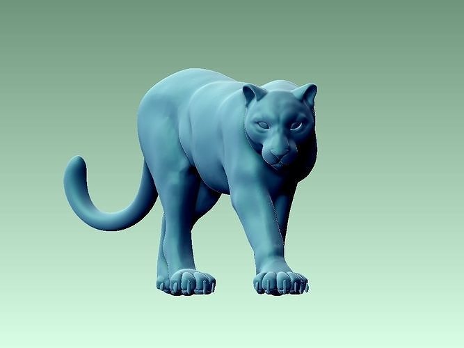 panther 3D model 3D printable | CGTrader