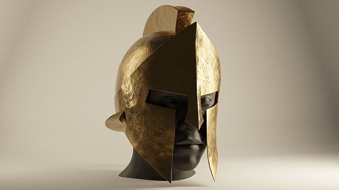 Spartan Helmet Detailed 3D model 3D printable | CGTrader