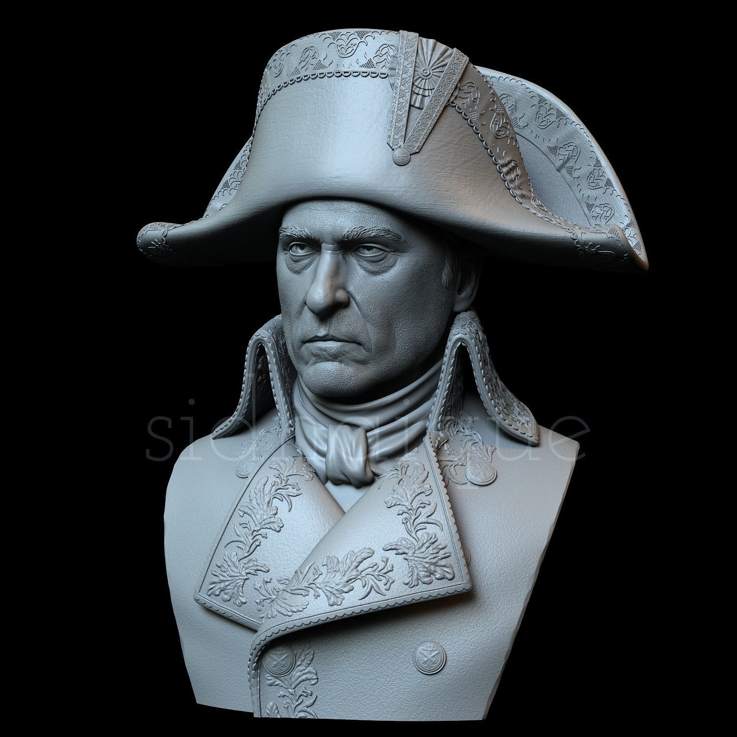 Joaquin Phoenix as Napoleon 3D model 3D printable | CGTrader