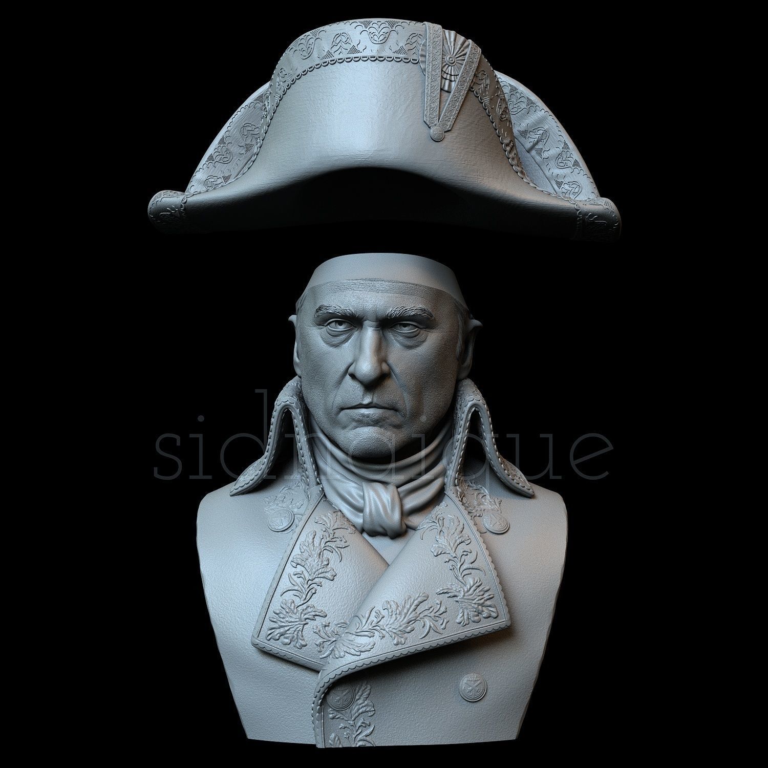 Joaquin Phoenix as Napoleon 3D model 3D printable | CGTrader