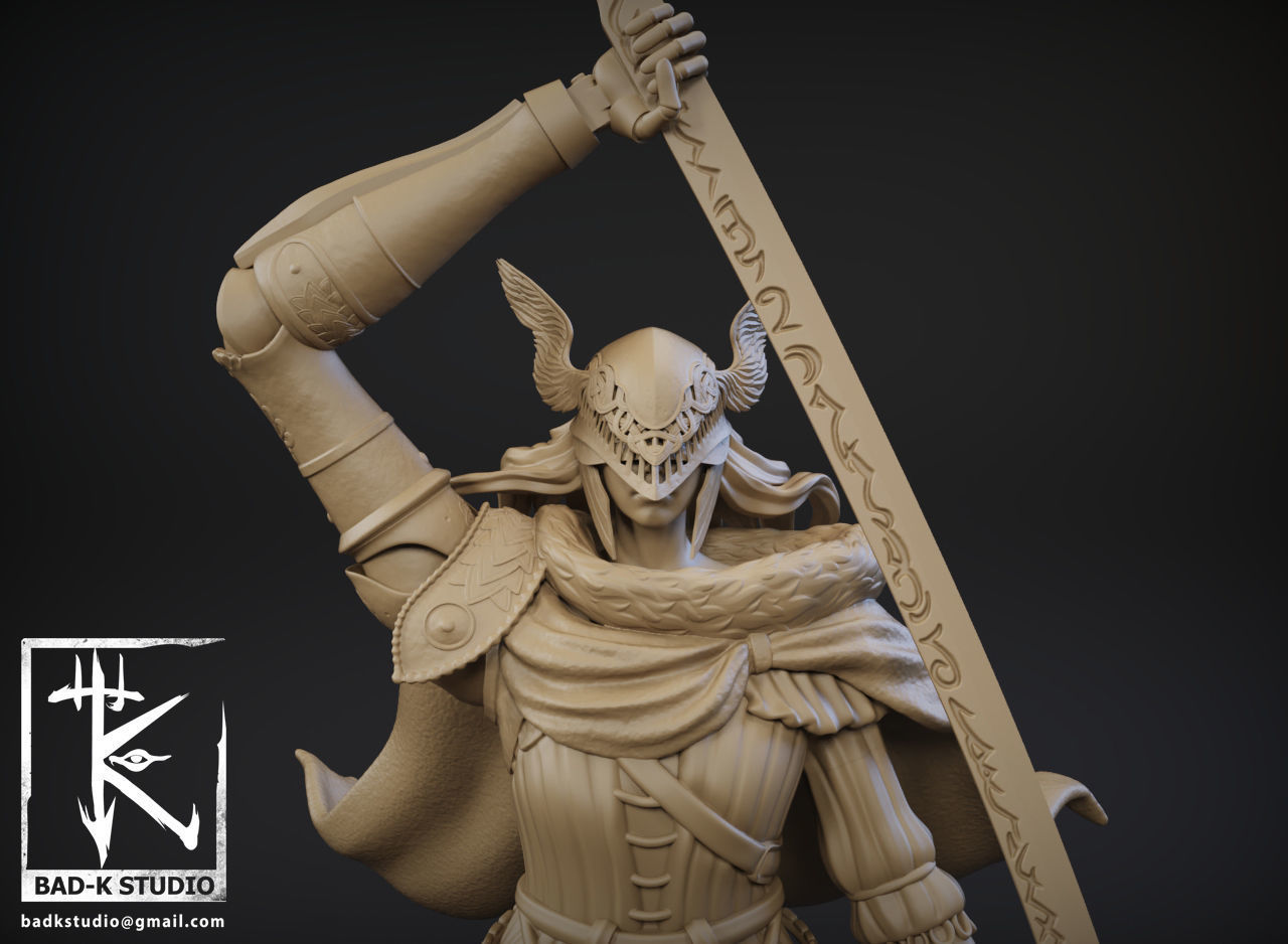 MALENIA ELDEN RING 3D PRINTING MODEL 3D model 3D printable CGTrader