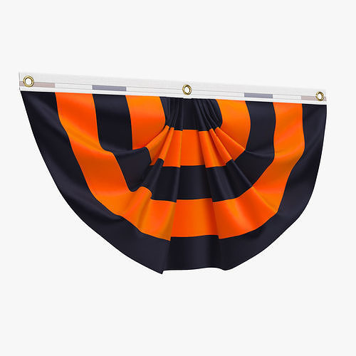 Halloween Bunting Flag 3D model | CGTrader
