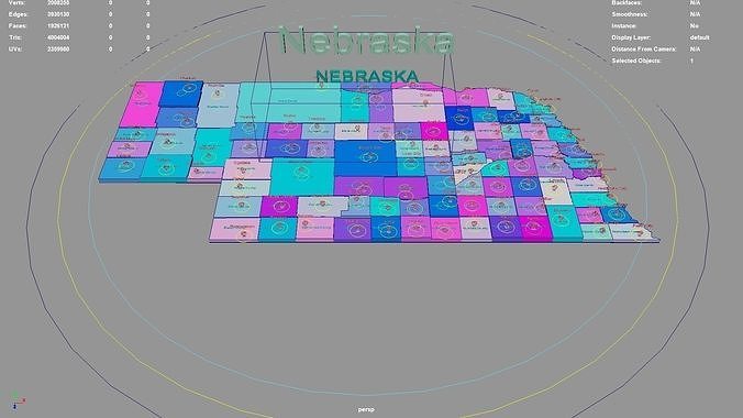 Nebraska United States USA Map Region 3D Model Geography 3D Model Nebraska United States Usa Map Region 3d Model Geography 3d Model 1069c48dc0