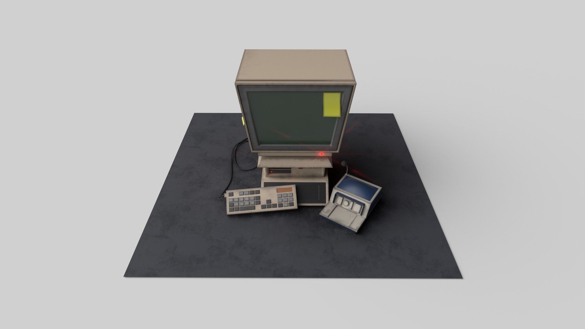 Computer props 3D model | CGTrader