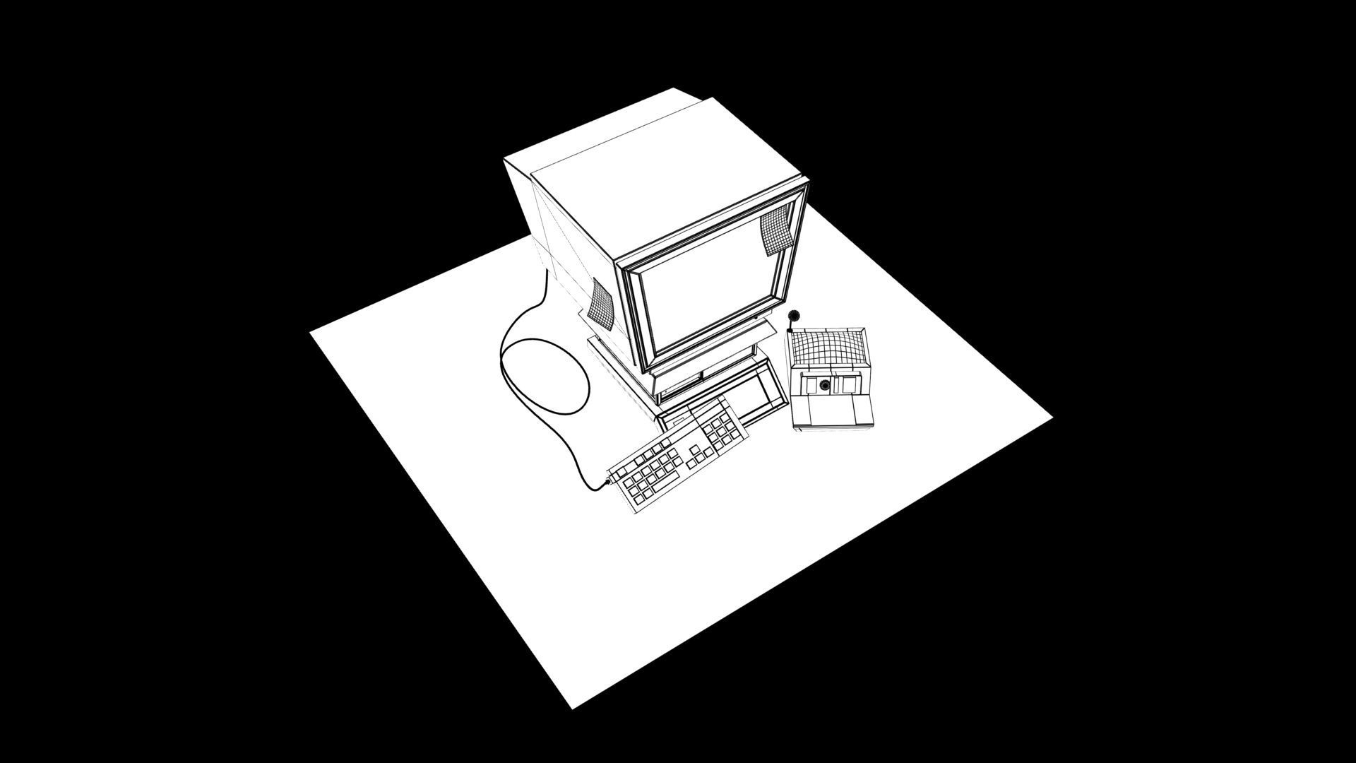 Computer props 3D model | CGTrader