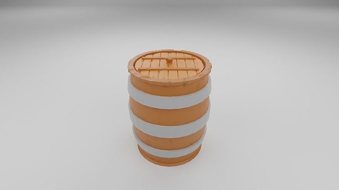 Barrel 3D model 3D printable | CGTrader