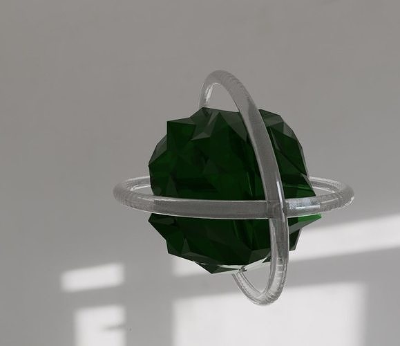 Crystal ATOM 3D model animated | CGTrader