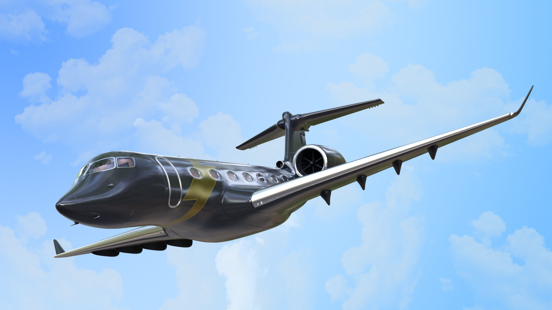 PRIVATE JET MODEL 3D model | CGTrader