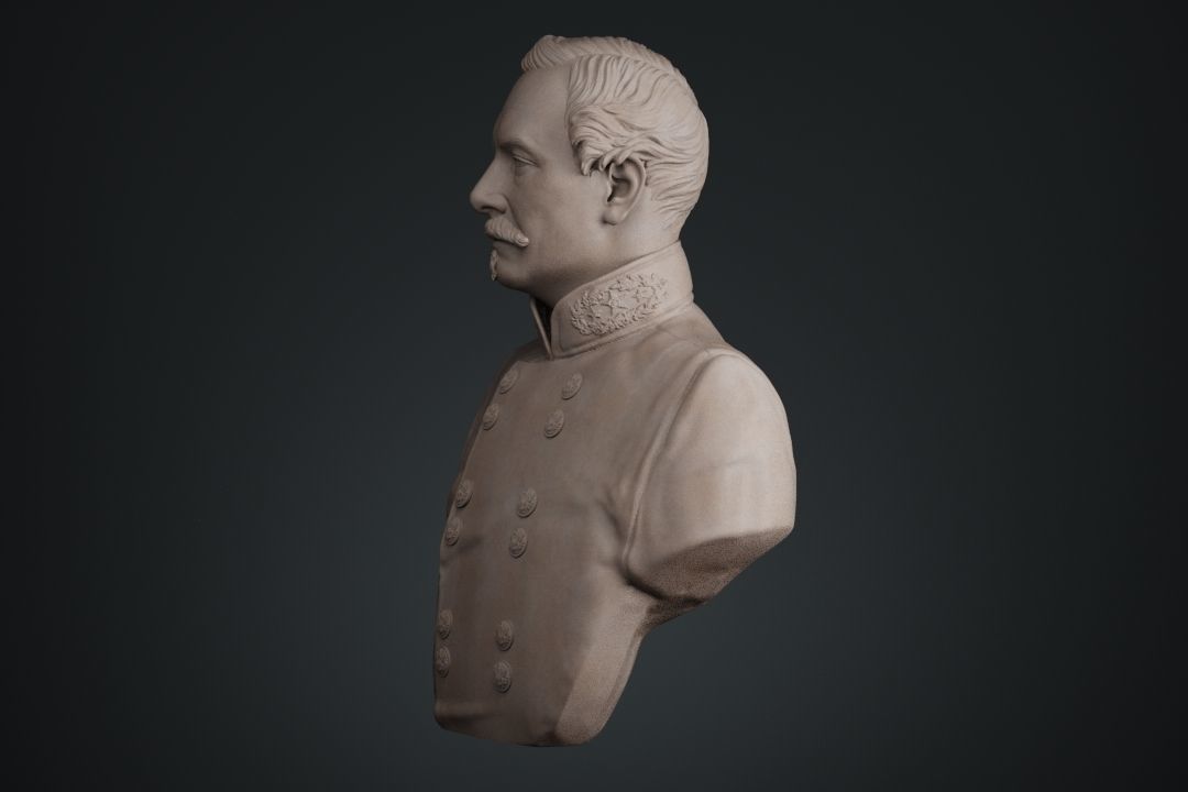 General P G T Beauregard 3D model 3D printable CGTrader
