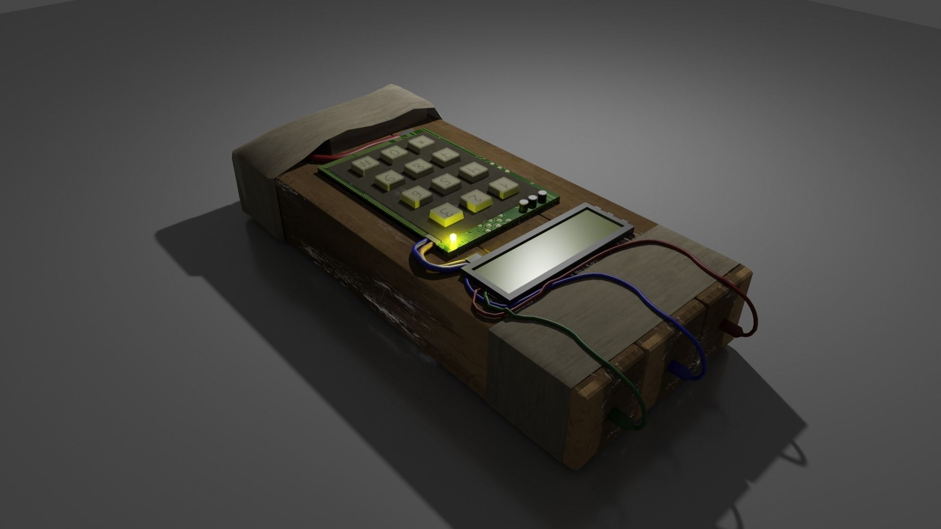 3D model C4 bomb VR / AR / low-poly | CGTrader