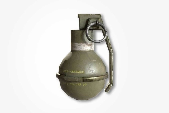 M26 Grenade Military 3d Model Cgtrader