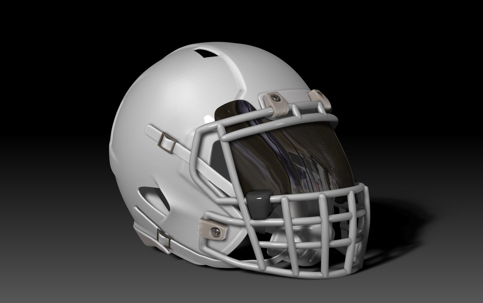 Oakley Visor and Facemask II for NFL Riddell Speed helmet 3D model 3D