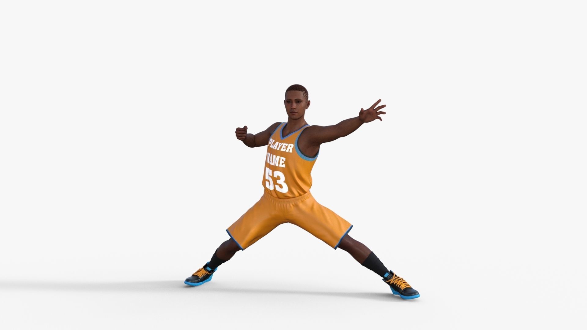 3D model Realistic Basketball Player VR / AR / low-poly | CGTrader