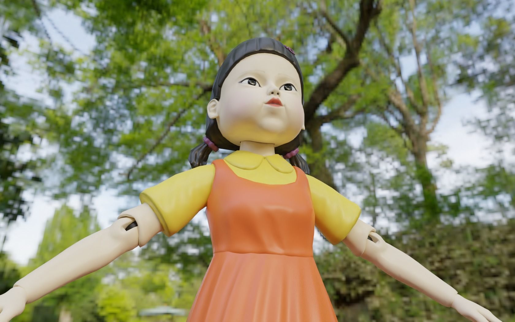 3D model Squid Game Gait Doll VR / AR / low-poly | CGTrader