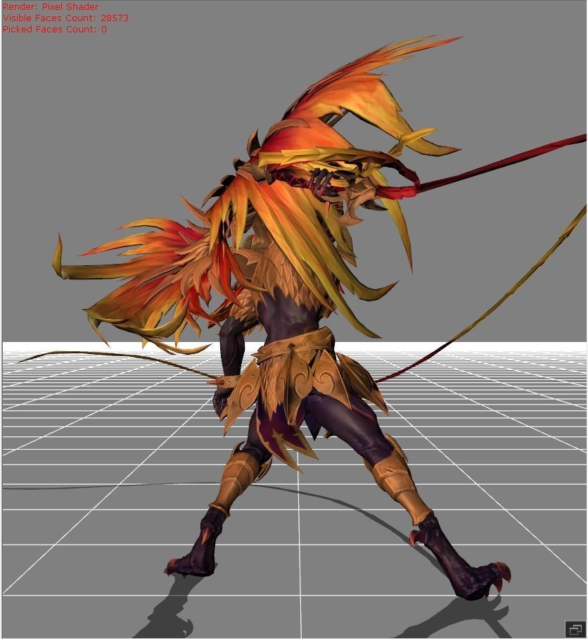 3D model Kaja Inferno Taskmaster Skin VR / AR / low-poly | CGTrader