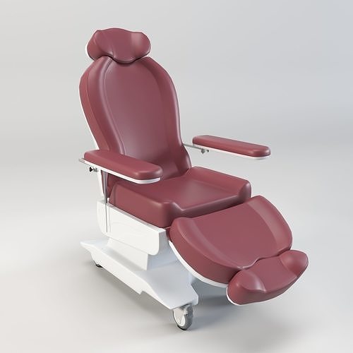 3D model Multifunction Blood Donor Chair Medical chair VR / AR / low
