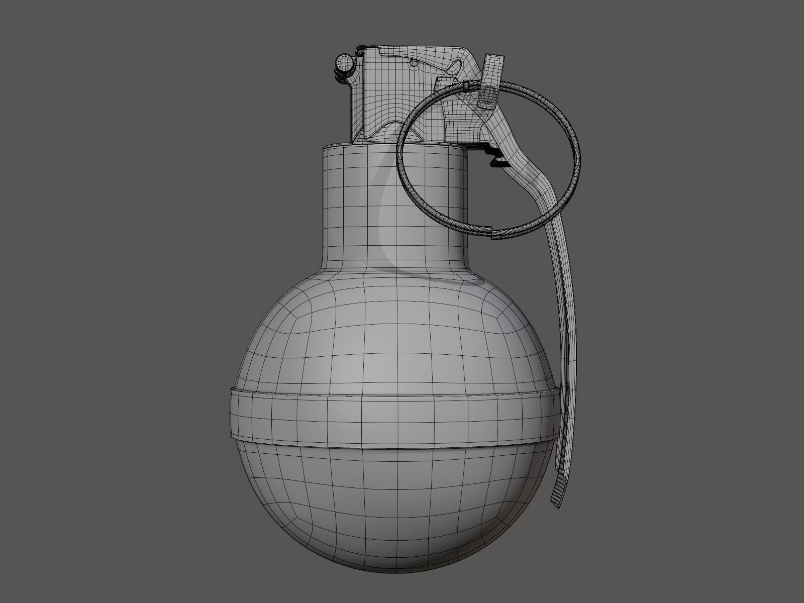 Israel Rubber Ball Grenade Stinger grenade Tear Gas grenade 3D model CGTrader