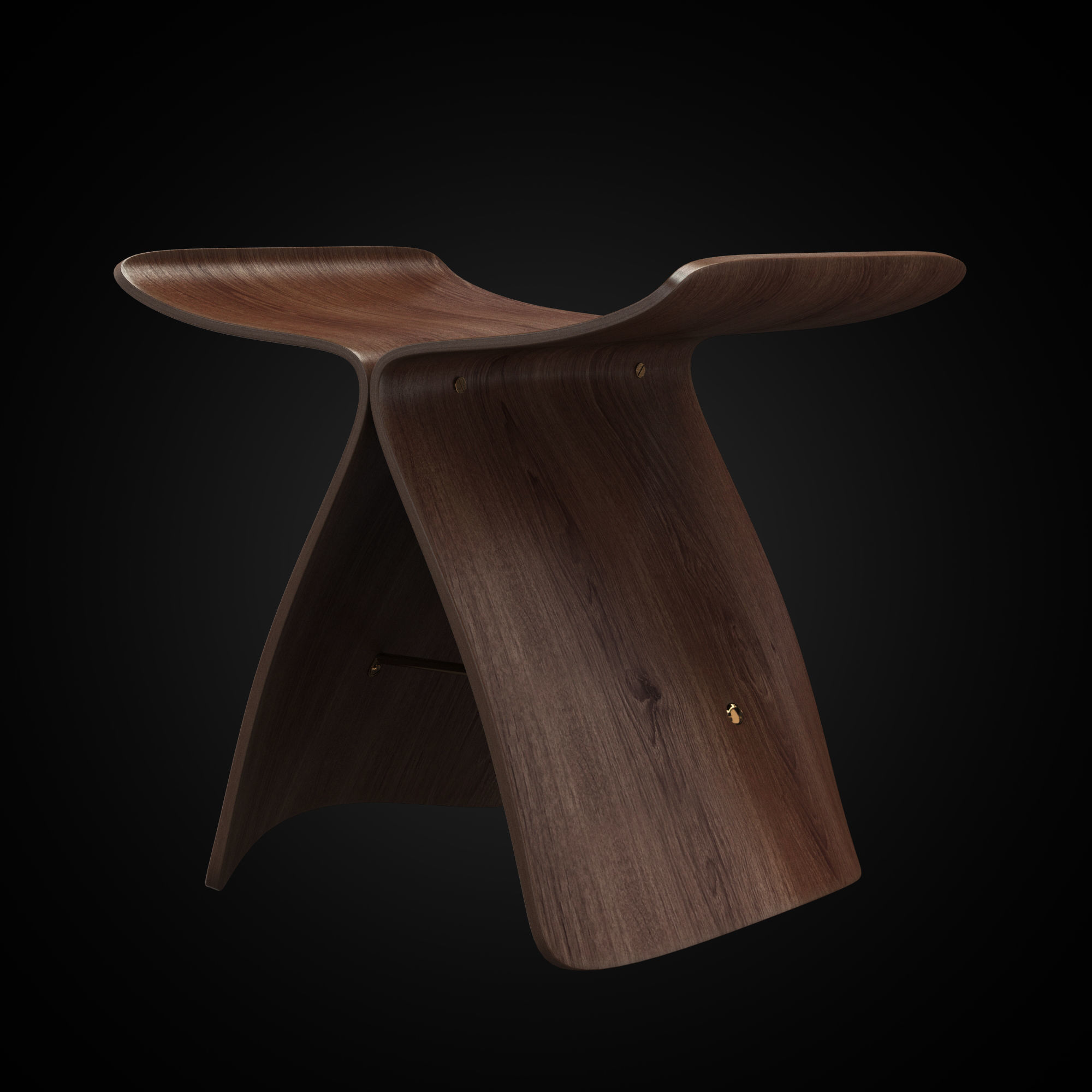 Butterfly stool 3D model