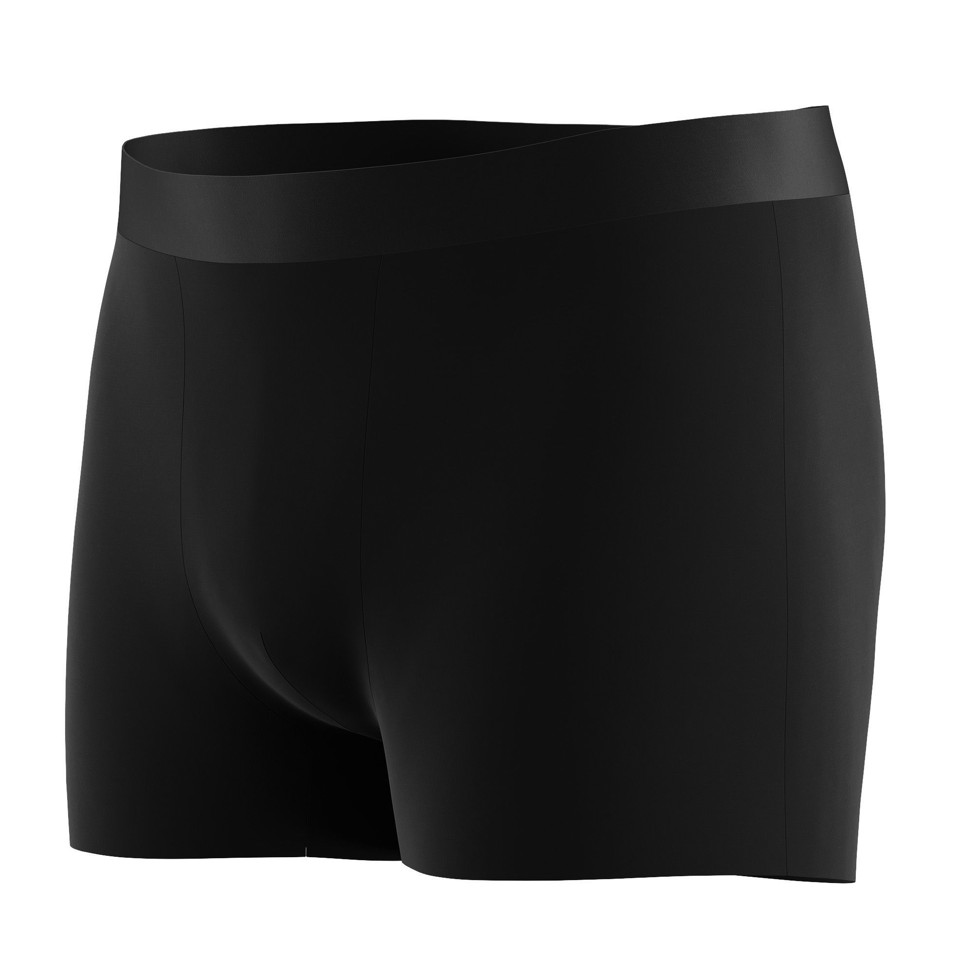 black MEN underwear boxer briefs for mockup 3D model CGTrader