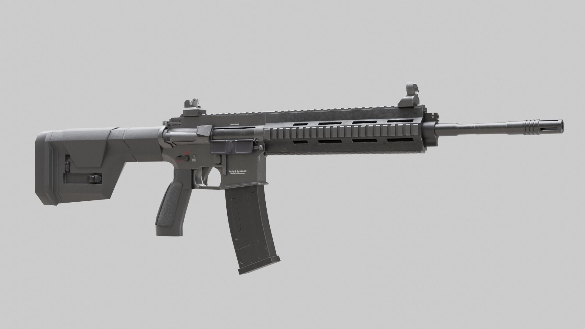 M416 Realistic assault rifle 3D model | CGTrader