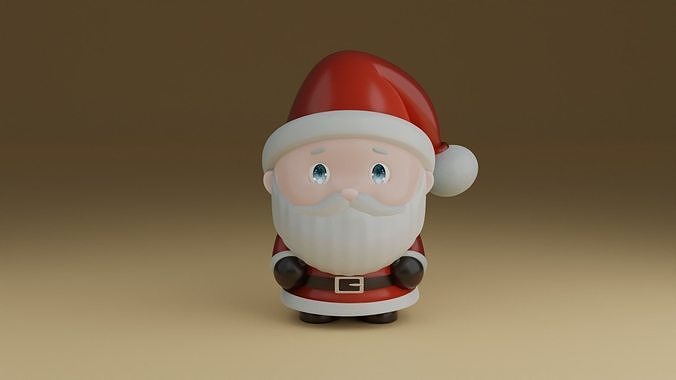 Santa clause 3D model 3D printable | CGTrader